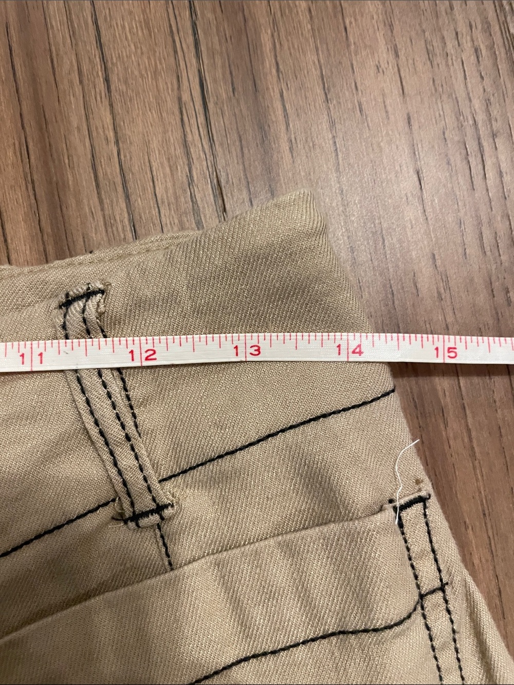 Anthropologie Maeve “The Colette” Tan Linen Blend Pants 28 Tall - Picture 6 of 8